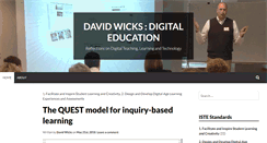 Desktop Screenshot of davidwicks.org